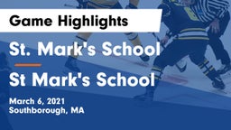 St. Mark's School vs St Mark's School Game Highlights - March 6, 2021