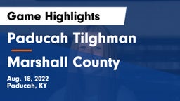 Paducah Tilghman  vs Marshall County  Game Highlights - Aug. 18, 2022