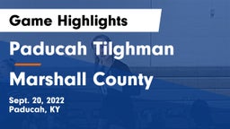 Paducah Tilghman  vs Marshall County  Game Highlights - Sept. 20, 2022