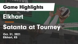 Elkhart  vs Satanta at Tourney Game Highlights - Oct. 31, 2021