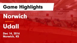 Norwich  vs Udall  Game Highlights - Dec 14, 2016