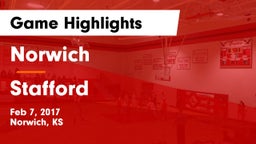 Norwich  vs Stafford  Game Highlights - Feb 7, 2017