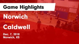 Norwich  vs Caldwell  Game Highlights - Dec. 7, 2018