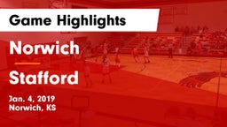 Norwich  vs Stafford  Game Highlights - Jan. 4, 2019
