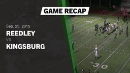 Recap: Reedley  vs. Kingsburg 2015