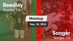 Matchup: Reedley  vs. Sanger  2016