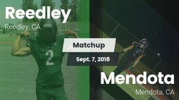Matchup: Reedley  vs. Mendota  2018