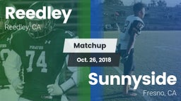 Matchup: Reedley  vs. Sunnyside  2018