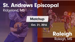 Matchup: St. Andrews vs. Raleigh  2016