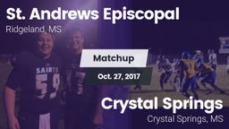 Matchup: St. Andrews vs. Crystal Springs  2017