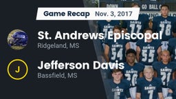 Recap: St. Andrews Episcopal  vs. Jefferson Davis  2017