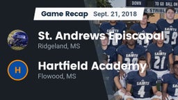 Recap: St. Andrews Episcopal  vs. Hartfield Academy  2018
