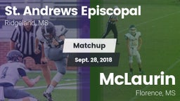 Matchup: St. Andrews vs. McLaurin  2018