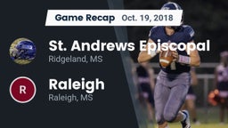 Recap: St. Andrews Episcopal  vs. Raleigh  2018