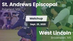 Matchup: St. Andrews vs. West Lincoln  2020