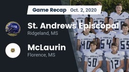 Recap: St. Andrews Episcopal  vs. McLaurin  2020