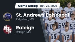 Recap: St. Andrews Episcopal  vs. Raleigh  2020