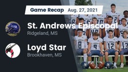 Recap: St. Andrews Episcopal  vs. Loyd Star  2021