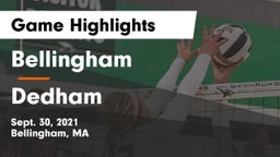 Bellingham  vs Dedham  Game Highlights - Sept. 30, 2021