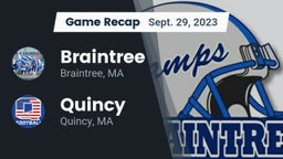 Recap: Braintree  vs. Quincy  2023