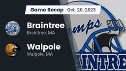 Recap: Braintree  vs. Walpole  2023