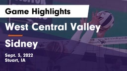West Central Valley  vs Sidney  Game Highlights - Sept. 3, 2022