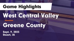 West Central Valley  vs Greene County  Game Highlights - Sept. 9, 2023