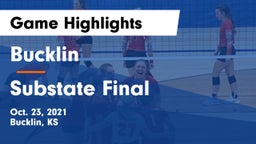 Bucklin vs Substate Final Game Highlights - Oct. 23, 2021