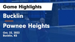 Bucklin vs Pawnee Heights  Game Highlights - Oct. 22, 2022