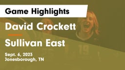 David Crockett  vs Sullivan East Game Highlights - Sept. 6, 2023