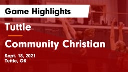 Tuttle  vs Community Christian  Game Highlights - Sept. 18, 2021