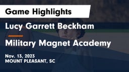 Lucy Garrett Beckham  vs Military Magnet Academy  Game Highlights - Nov. 13, 2023
