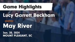 Lucy Garrett Beckham  vs May River Game Highlights - Jan. 20, 2024