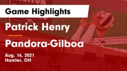 Patrick Henry  vs Pandora-Gilboa  Game Highlights - Aug. 16, 2021