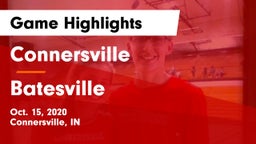 Connersville  vs Batesville  Game Highlights - Oct. 15, 2020