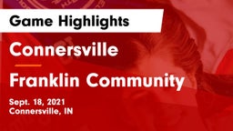 Connersville  vs Franklin Community  Game Highlights - Sept. 18, 2021