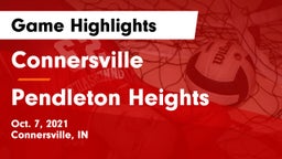 Connersville  vs Pendleton Heights  Game Highlights - Oct. 7, 2021