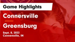 Connersville  vs Greensburg  Game Highlights - Sept. 8, 2022