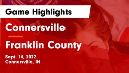 Connersville  vs Franklin County  Game Highlights - Sept. 14, 2022