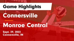 Connersville  vs Monroe Central  Game Highlights - Sept. 29, 2022