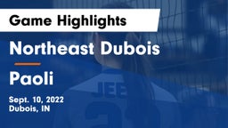 Northeast Dubois  vs Paoli Game Highlights - Sept. 10, 2022