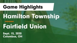 Hamilton Township  vs Fairfield Union  Game Highlights - Sept. 15, 2020