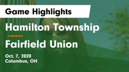 Hamilton Township  vs Fairfield Union  Game Highlights - Oct. 7, 2020