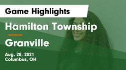 Hamilton Township  vs Granville Game Highlights - Aug. 28, 2021