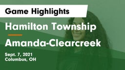 Hamilton Township  vs Amanda-Clearcreek Game Highlights - Sept. 7, 2021