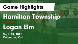 Hamilton Township  vs Logan Elm  Game Highlights - Sept. 28, 2021