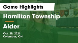 Hamilton Township  vs Alder  Game Highlights - Oct. 20, 2021