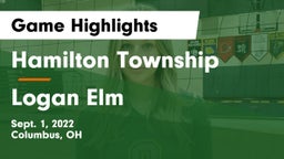 Hamilton Township  vs Logan Elm  Game Highlights - Sept. 1, 2022