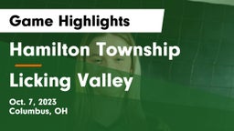 Hamilton Township  vs Licking Valley  Game Highlights - Oct. 7, 2023