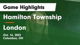Hamilton Township  vs London  Game Highlights - Oct. 16, 2023
